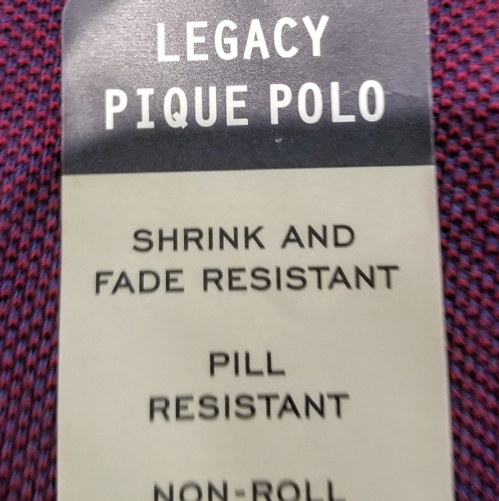 NWT St. John's Bay Mens Purple Polo Size M - Picture 5 of 5